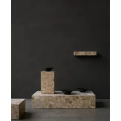 Audo Plinth Sofabord Lav Kunis Breccia Marmor
