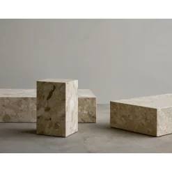 Audo Plinth Sofabord Lav Kunis Breccia Marmor