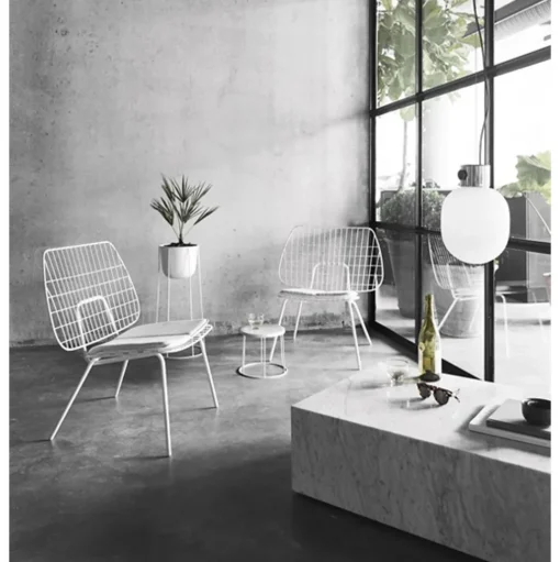 Audo Plinth Sofabord Lav Carrara Marmor