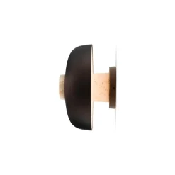 Audo Reverse Váglampe Hardwired Sand Travertin/Bruneret Aluminium