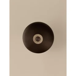 Audo Reverse Váglampe Sand Travertin/Bruneret Aluminium
