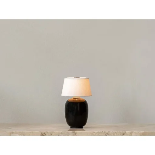 Audo Torso Bordlampe PortableØ117 Sort