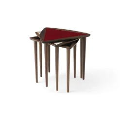 Audo Umanoff Nesting Sidebord Valnød/Burgundy