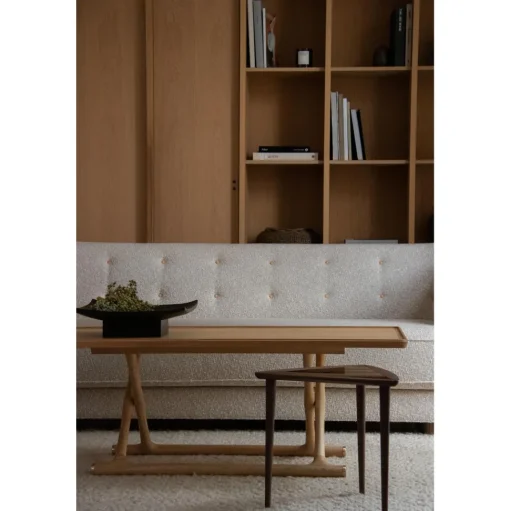 Audo Umanoff Nesting Sidebord Valnød/Burgundy