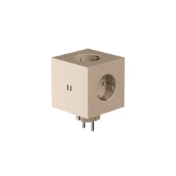 Avolt Square 2 Stikdåse Beige