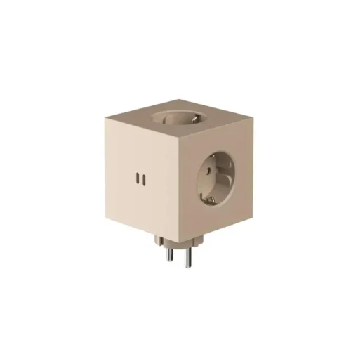 Avolt Square 2 Stikdåse Beige