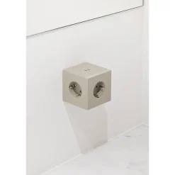 Avolt Square 2 Stikdåse Beige