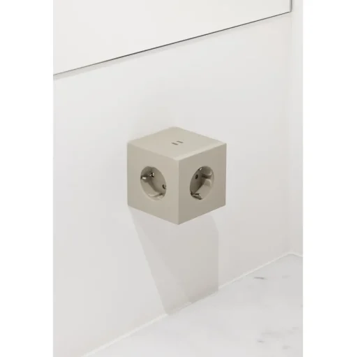 Avolt Square 2 Stikdåse Beige