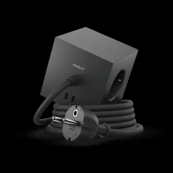Avolt Square 1 USB C & Magnet 180cm Stockholm Black