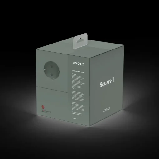 Avolt Square 1 USB C & Magnet 180cm Oak Green