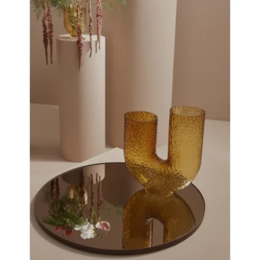 AYTM ARURA Høj Vase Amber