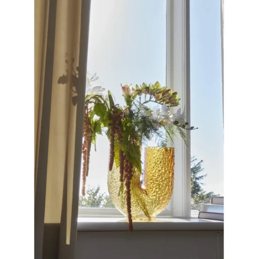 AYTM ARURA Høj Vase Amber