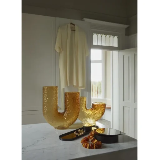 AYTM ARURA Høj Vase Amber