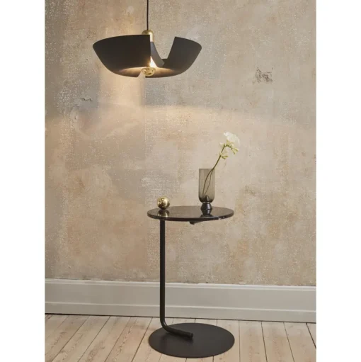 AYTM CASTELLUM Sidebord Sort/Marmor