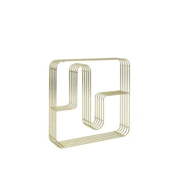 AYTM CURVA Hyldedisplay Firkant Guld