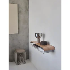 AYTM CURVA Siddehynde Til Skammel Taupe Bouclé