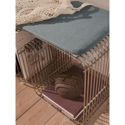 AYTM CURVA Siddehynde Til Skammel Taupe Bouclé