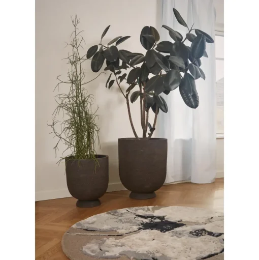 AYTM FLOREO GulvtáppeØ130 Taupe/Grå/Sort