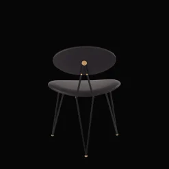 AYTM SEMPER Spisebordsstol Sort/Java Brown