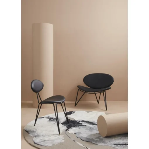 AYTM SEMPER Spisebordsstol Sort/Java Brown