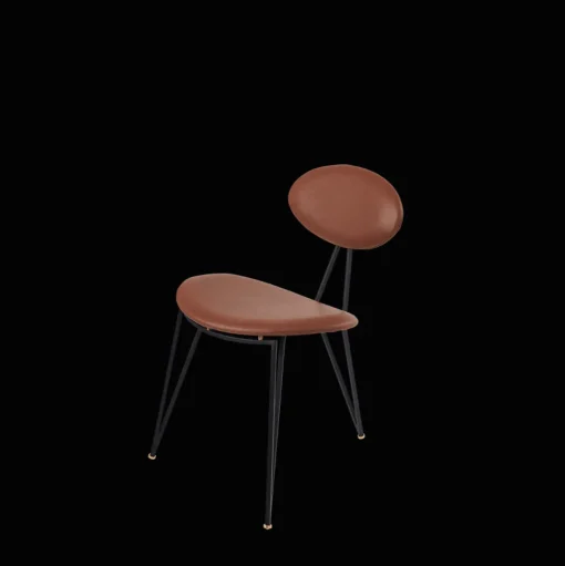 AYTM SEMPER Spisebordsstol Sort/Cognac