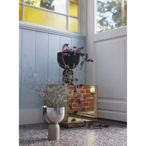AYTM TORUS Blomsterpotte 22 cm Sølv/Taupe
