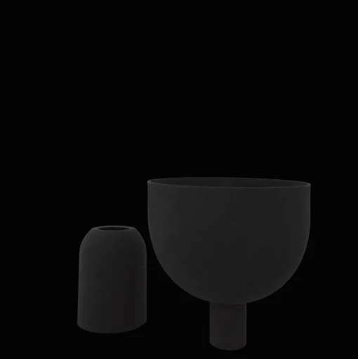 AYTM TORUS Blomsterpotte 17 cm Sort