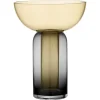AYTM TORUS Vase H33 Sort/Amber