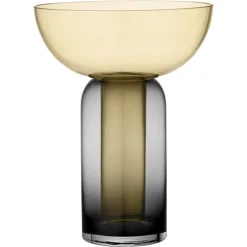 AYTM TORUS Vase H33 Sort/Amber