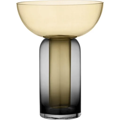 AYTM TORUS Vase H33 Sort/Amber