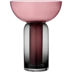 AYTM TORUS Vase H33 Sort/Rose