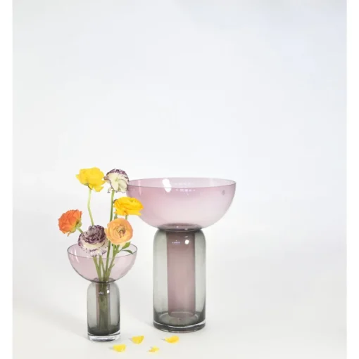AYTM TORUS Vase H33 Sort/Rose