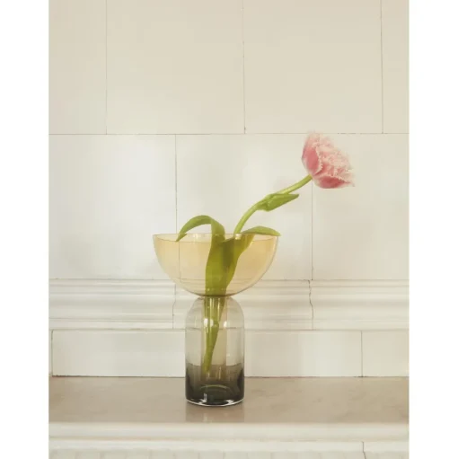AYTM TORUS Vase H33 Sort/Rose