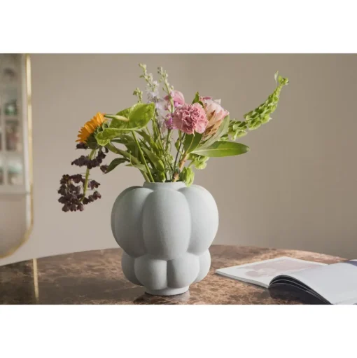 AYTM UVA Vase H22 Glas/Pastel Grøn