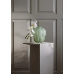 AYTM UVA Vase H35 Glas/Pastel Grøn