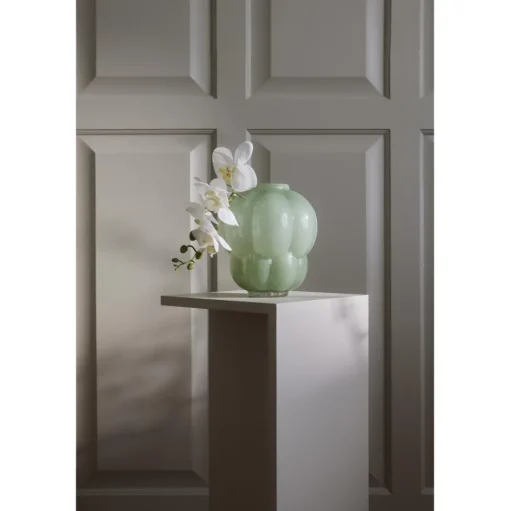 AYTM UVA Vase H35 Glas/Pastel Grøn