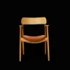 Bent Hansen Asger Spisebordsstol Polstret Eg/Ranchero Whisky