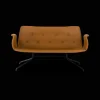 Bent Hansen Primum Sofa med Armlán Sort/Cognac