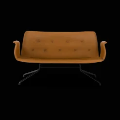 Bent Hansen Primum Sofa med Armlán Sort/Cognac