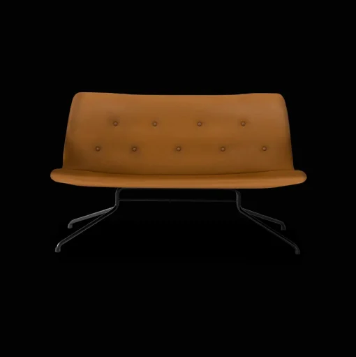 Bent Hansen Primum Sofa Uden Armlán Sort/Cognac