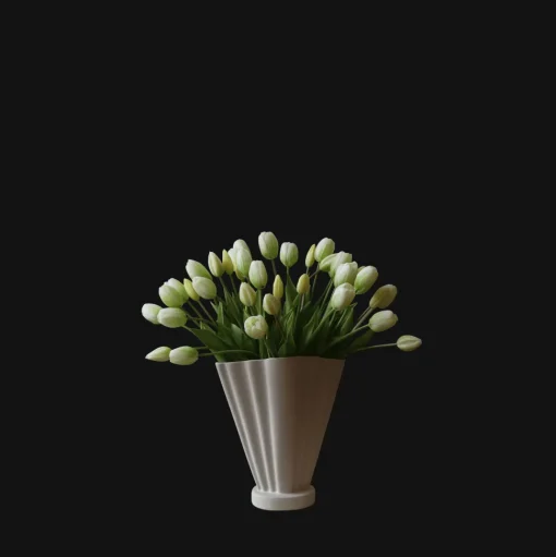 Botané Tulip Grand Buket Hvid