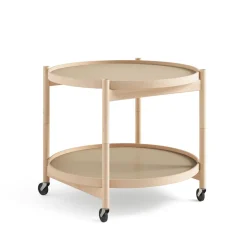Brdr. Krüger Bølling BakkebordØ60 Bøgetrá Olieret med Plader I Beige/Brun