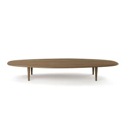 Brdr. Krüger Jari Sofabord Ellipse 180x80 cm Røget Egetrá