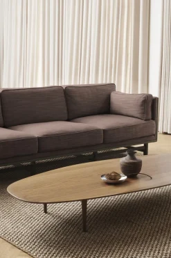 Brdr. Krüger Jari Sofabord Ellipse 180x80 cm Røget Egetrá