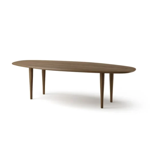Brdr. Krüger Jari Sofabord Ellipse 130x58 cm Røget Egetrá