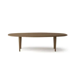 Brdr. Krüger Jari Sofabord Ellipse 130x58 cm Røget Egetrá