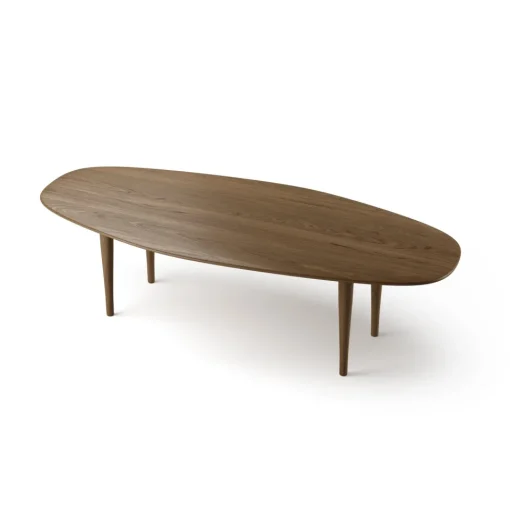 Brdr. Krüger Jari Sofabord Ellipse 130x58 cm Røget Egetrá