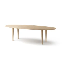 Brdr. Krüger Jari Sofabord Ellipse 130x58 cm Egetrá