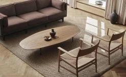 Brdr. Krüger Jari Sofabord Ellipse 130x58 cm Egetrá