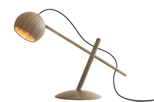 Brdr. Krüger Lune Bordlampe Røget Egetrá